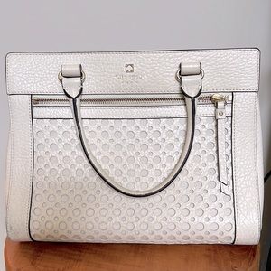 Kate Spade. White. 9x12x5